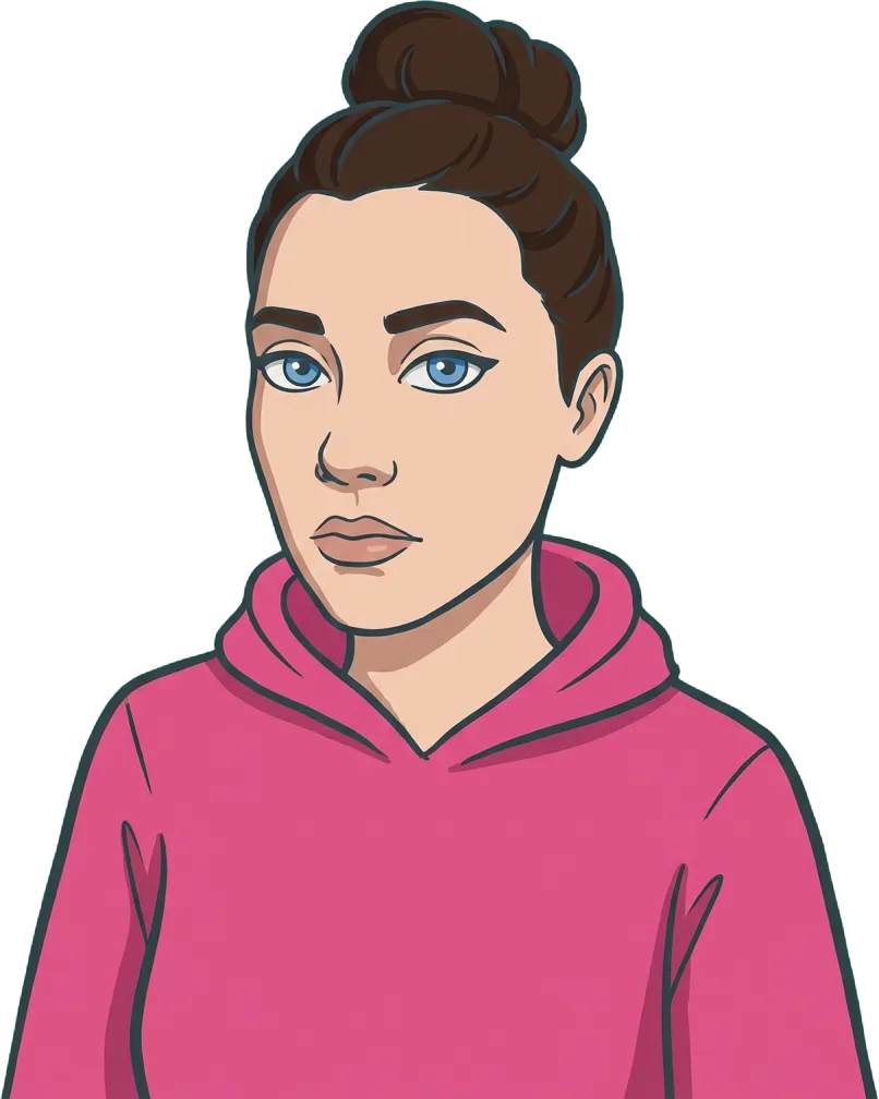 Illustrated portrait of Christine Miller